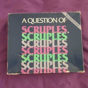 Vintage A Question of Scruples Second Edition Made in Canada Board Game